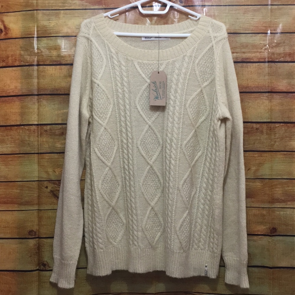 Woolrich sweater light tan XL